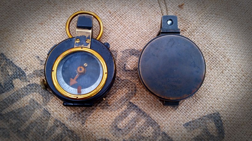 Archival Gear – Schmacalder Prismatic Compass by Ross Ltd. circa 
